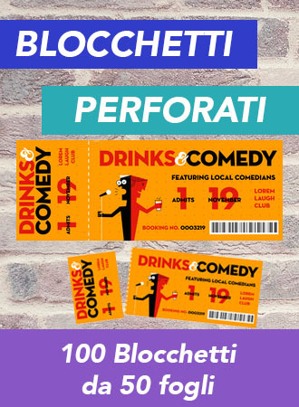 100 Blocchetti perforati